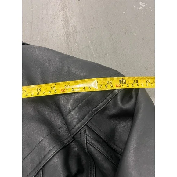 Vintage Mirage Geniune Leather Bomber Jacket Men's Black Made in Korea - Medium - Picture 11 of 13